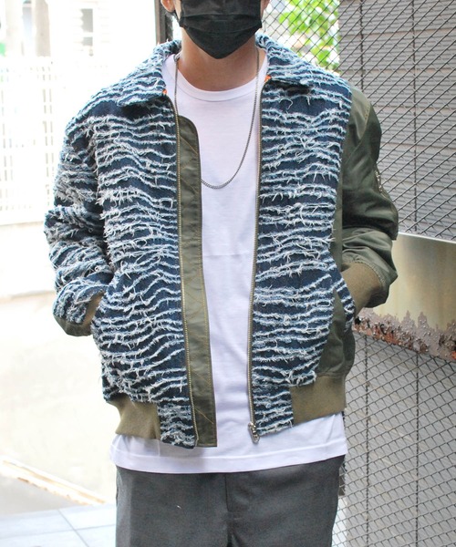 roarguns(ロアーガンズ)の「OPAL DENIM×NYLON MA-1(MA-1・メンズ・その他・2)」の9枚目の写真