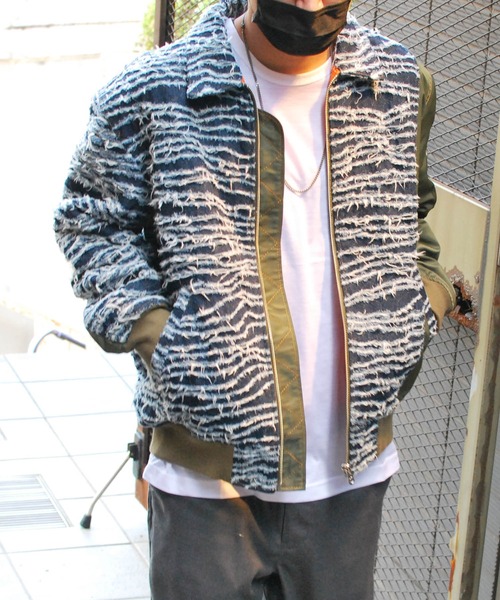 roarguns(ロアーガンズ)の「OPAL DENIM×NYLON MA-1(MA-1・メンズ・その他・2)」の10枚目の写真