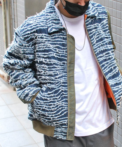 roarguns(ロアーガンズ)の「OPAL DENIM×NYLON MA-1(MA-1・メンズ・その他・2)」の14枚目の写真