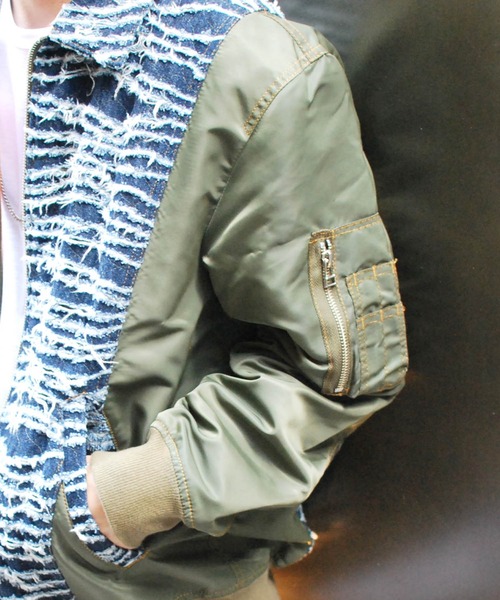 roarguns(ロアーガンズ)の「OPAL DENIM×NYLON MA-1(MA-1・メンズ・その他・2)」の15枚目の写真