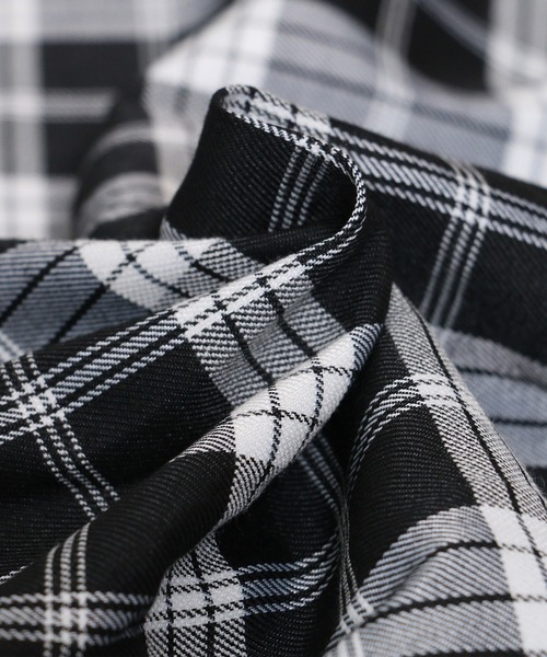 mili an deni(ミリアンデニ)の「チェックプリーツスカート(スカート・レディース・ブラック/ブラウン/オレンジ/マルチ/チェック・M/L)」の19枚目の写真