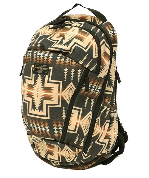 PENDLETON(ペンドルトン)の「【PENDLETON】フランネルプリントフルオープンリュック(バックパック/リュック・レディース・ブラック/オフホワイト・FREE)」の10枚目の写真