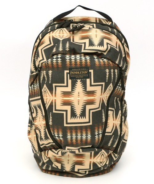 PENDLETON(ペンドルトン)の「【PENDLETON】フランネルプリントフルオープンリュック(バックパック/リュック・レディース・ブラック/オフホワイト・FREE)」の12枚目の写真
