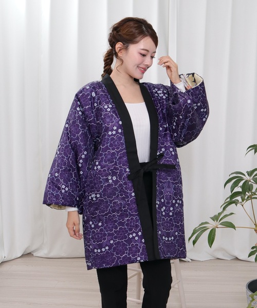 KYOETSU(キョウエツ)の「リバーシブルはんてんレディース(その他アウター・レディース・ブラック系その他/パープル系その他/レッド系その他/パープル系その他2/パープル系その他3・M/L)」の16枚目の写真