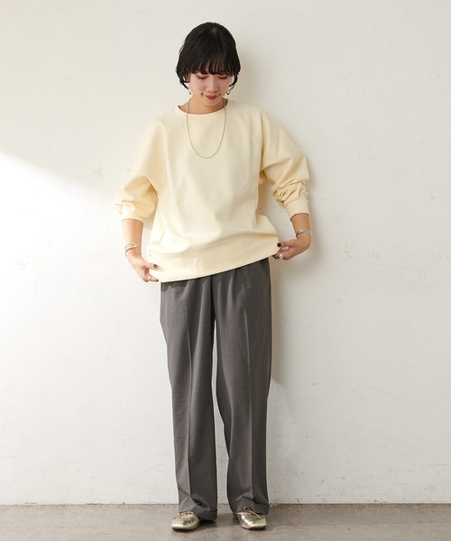 SHENERY(シーナリー)の「ダンボールスウェットプルオーバー(スウェット・レディース・ネイビー/オレンジ/アイボリー・FREE)」の20枚目の写真