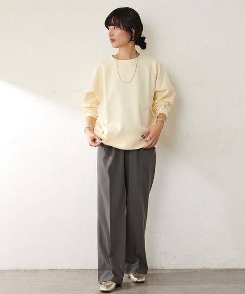 SHENERY(シーナリー)の「ダンボールスウェットプルオーバー(スウェット・レディース・ネイビー/オレンジ/アイボリー・FREE)」の21枚目の写真