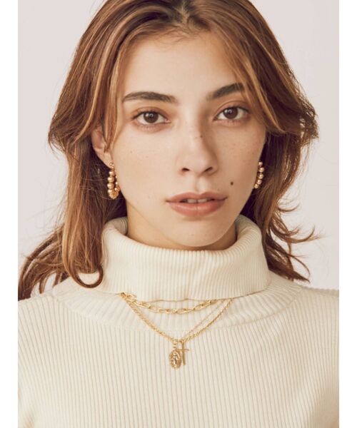 EVRIS（エヴリス）の「MARIA TRIPLE CHAIN ネックレス（ネックレス・レディース・シルバー/ゴールド・FREE）」の11枚目の写真