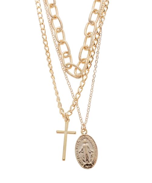 EVRIS（エヴリス）の「MARIA TRIPLE CHAIN ネックレス（ネックレス・レディース・シルバー/ゴールド・FREE）」の8枚目の写真