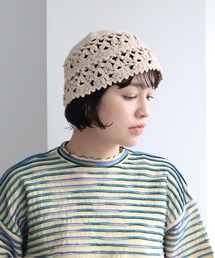 ハンドニットかぎ針 ハット