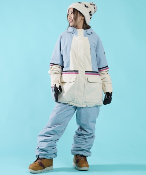 ロキシースノーウェア ROXY 早期購入特典付 ジャケット×ICEPARDAL パンツロキシー