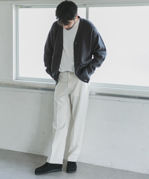 URBAN RESEARCH DOORS(アーバンリサーチドアーズ)の「ハードニットカーディガン(カーディガン/ボレロ・メンズ・チャコールグレー/ホワイト系その他/ブルー系その他・40/38)」の6枚目の写真