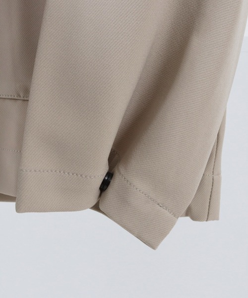 CALL&RESPONSE（コールアンドレスポンス）の「mj8343-マキシマムストレッチ-ノーカラーブルゾン（ブルゾン・メンズ・ブラック/ベージュ・5/2/4）」の21枚目の写真