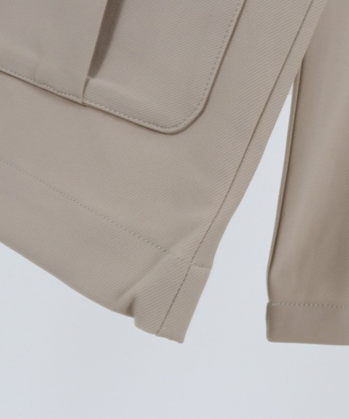 CALL&RESPONSE（コールアンドレスポンス）の「mj8343-マキシマムストレッチ-ノーカラーブルゾン（ブルゾン・メンズ・ブラック/ベージュ・5/2/4）」の22枚目の写真