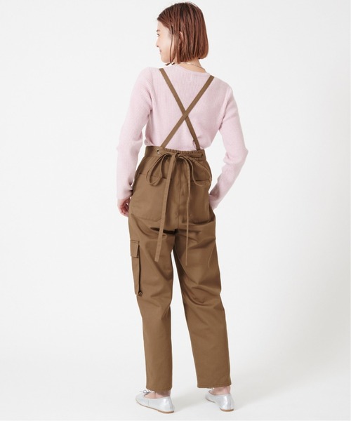 U by SPICK&SPAN（ユーバイスピックアンドスパン）の「サスペンダーカーゴパンツ◆（カーゴパンツ・レディース・キャメル・38/36/34）」の6枚目の写真