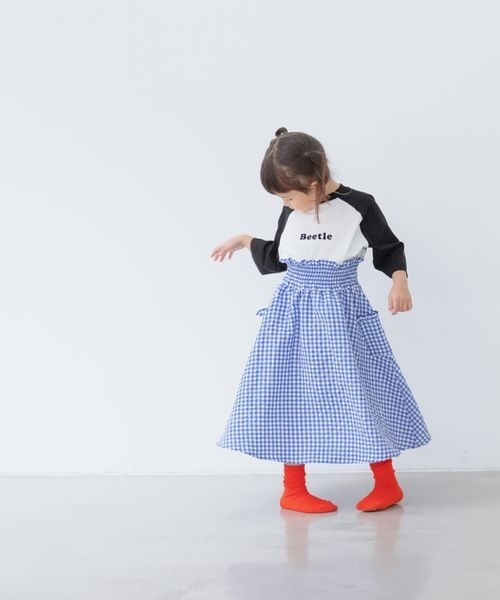 LOWRYS FARM（ローリーズファーム）の「ラグランプリントＴシャツ　265633（Tシャツ/カットソー・キッズ・ブラック/レッド/ブルー・110cm/120cm/130cm/140cm/150cm）」の16枚目の写真