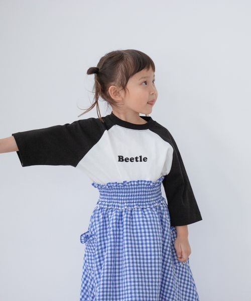 LOWRYS FARM（ローリーズファーム）の「ラグランプリントＴシャツ　265633（Tシャツ/カットソー・キッズ・ブラック/レッド/ブルー・110cm/120cm/130cm/140cm/150cm）」の10枚目の写真