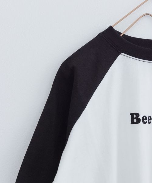 LOWRYS FARM（ローリーズファーム）の「ラグランプリントＴシャツ　265633（Tシャツ/カットソー・キッズ・ブラック/レッド/ブルー・110cm/120cm/130cm/140cm/150cm）」の5枚目の写真