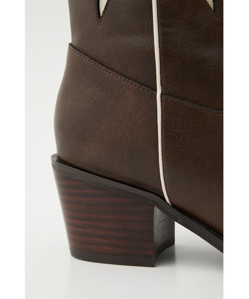 LAGUA GEM(ラグアジェム)の「WESTERN SHORT BOOTS(ブーツ・レディース・ブラック/ブラウン・SMALL/MEDIUM/LARGE)」の15枚目の写真