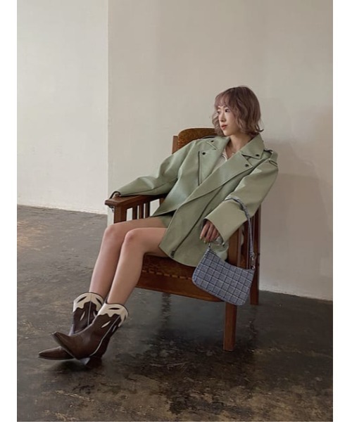 LAGUA GEM(ラグアジェム)の「WESTERN SHORT BOOTS(ブーツ・レディース・ブラック/ブラウン・SMALL/MEDIUM/LARGE)」の7枚目の写真