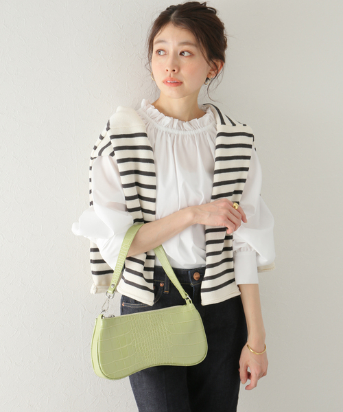 La TOTALITE(ラトータリテ)の「【JW PEI/ジェイダブリュー ペイ】 Eva Shoulder Bag◆(ショルダーバッグ・レディース・ピンク/イエロー/グリーン系その他・FREE)」の7枚目の写真