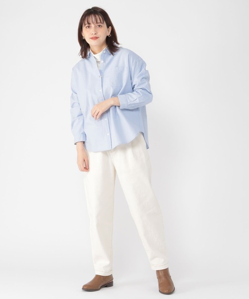 studio CLIP（スタディオクリップ）の「製品染めオックスシャツ（シャツ/ブラウス・レディース・その他1/ライトブルー/その他2・MEDIUM/LARGE）」の16枚目の写真