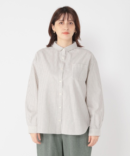 studio CLIP（スタディオクリップ）の「製品染めオックスシャツ（シャツ/ブラウス・レディース・その他1/ライトブルー/その他2・MEDIUM/LARGE）」の8枚目の写真