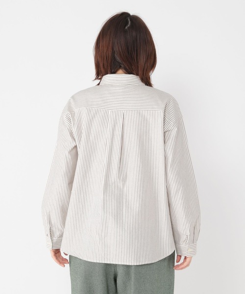 studio CLIP（スタディオクリップ）の「製品染めオックスシャツ（シャツ/ブラウス・レディース・その他1/ライトブルー/その他2・MEDIUM/LARGE）」の4枚目の写真