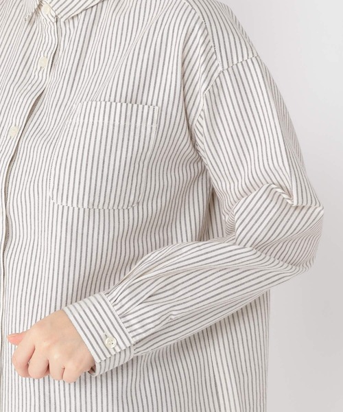 studio CLIP（スタディオクリップ）の「製品染めオックスシャツ（シャツ/ブラウス・レディース・その他1/ライトブルー/その他2・MEDIUM/LARGE）」の7枚目の写真