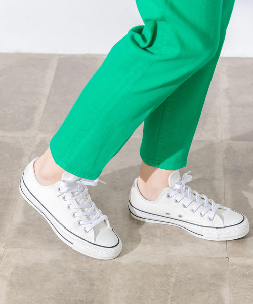 CONVERSE（コンバース）の「CONVERSE　ALL STAR 100COLORS OX（スニーカー・レディース・ブラック/ホワイト・4/4.5/5）」の2枚目の写真