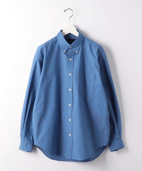 green label relaxing（グリーンレーベルリラクシング）の「FINE BASIC オックスストレッチ ビッグ ボタンダウン シャツ -ストレッチ- OVLG（シャツ/ブラウス・メンズ・コバルトブルー/ホワイト/その他1・XL/L/M/S/XXL）」の17枚目の写真