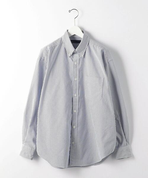 green label relaxing（グリーンレーベルリラクシング）の「FINE BASIC オックスストレッチ ビッグ ボタンダウン シャツ -ストレッチ- OVLG（シャツ/ブラウス・メンズ・コバルトブルー/ホワイト/その他1・XL/L/M/S/XXL）」の18枚目の写真