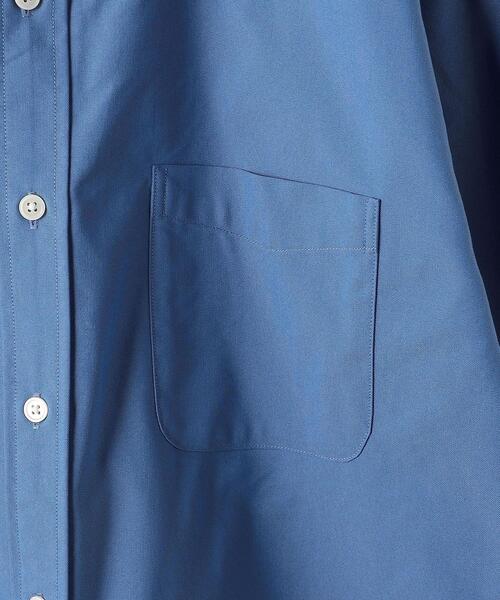 green label relaxing（グリーンレーベルリラクシング）の「FINE BASIC オックスストレッチ ビッグ ボタンダウン シャツ -ストレッチ- OVLG（シャツ/ブラウス・メンズ・コバルトブルー/ホワイト/その他1・XL/L/M/S/XXL）」の12枚目の写真