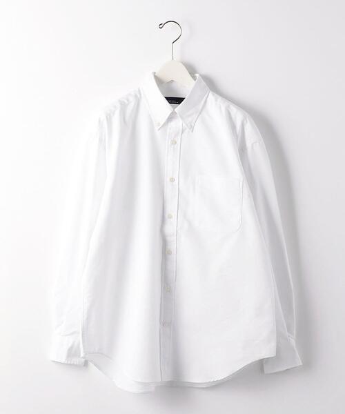 green label relaxing（グリーンレーベルリラクシング）の「FINE BASIC オックスストレッチ ビッグ ボタンダウン シャツ -ストレッチ- OVLG（シャツ/ブラウス・メンズ・コバルトブルー/ホワイト/その他1・XL/L/M/S/XXL）」の14枚目の写真