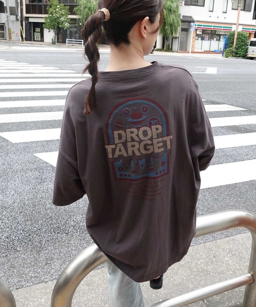 CORNERS（コーナーズ）の「イーグルプリントTシャツ（Tシャツ/カットソー・レディース・オフホワイト/スミクロ/オートミール/ホワイト系その他2/ブラック系その他/ブラック系その他3/ブラック/ブラック系その他2/ホワイト/ホワイト系その他/ホワイト系その他3・FREE）」の9枚目の写真