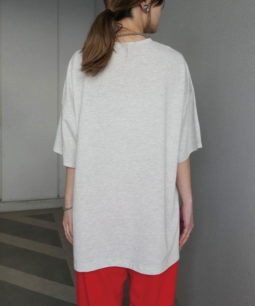 CORNERS（コーナーズ）の「イーグルプリントTシャツ（Tシャツ/カットソー・レディース・オフホワイト/スミクロ/オートミール/ホワイト系その他2/ブラック系その他/ブラック系その他3/ブラック/ブラック系その他2/ホワイト/ホワイト系その他/ホワイト系その他3・FREE）」の18枚目の写真