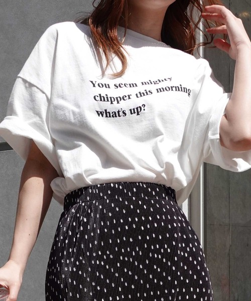  Jeans イーグル プリント オーバーサイズ Tシャツ 送関込 CORNERS tシャツ イーグルプリントTシャツ レディース メンズ