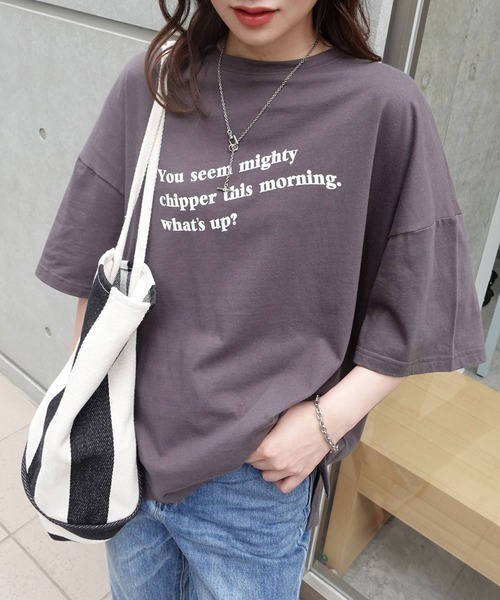  Jeans イーグル プリント オーバーサイズ Tシャツ 送関込 CORNERS tシャツ イーグルプリントTシャツ レディース メンズ