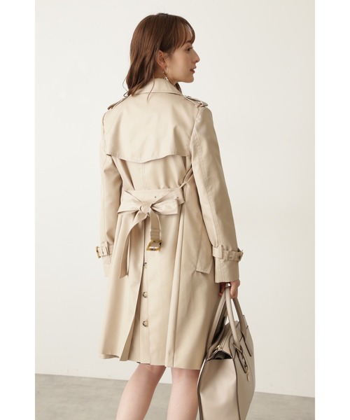 JILL STUART(ジルスチュアート)の「◆アウラトレンチコート ショート(トレンチコート・レディース・ベージュ・MEDIUM/SMALL)」の6枚目の写真