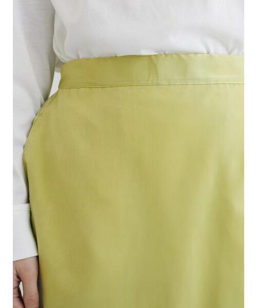 Green　Parks（グリーンパークス）の「サテンIラインスカート（スカート・レディース・オレンジ/グリーン/ホワイト系その他2・FREE）」の9枚目の写真