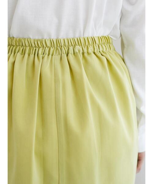 Green　Parks（グリーンパークス）の「サテンIラインスカート（スカート・レディース・オレンジ/グリーン/ホワイト系その他2・FREE）」の11枚目の写真