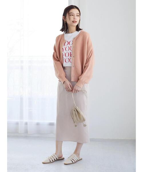 Green　Parks（グリーンパークス）の「サテンIラインスカート（スカート・レディース・オレンジ/グリーン/ホワイト系その他2・FREE）」の8枚目の写真