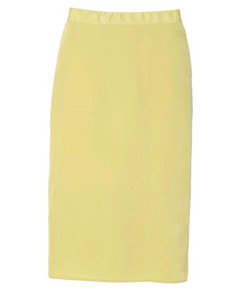 Green　Parks（グリーンパークス）の「サテンIラインスカート（スカート・レディース・オレンジ/グリーン/ホワイト系その他2・FREE）」の5枚目の写真