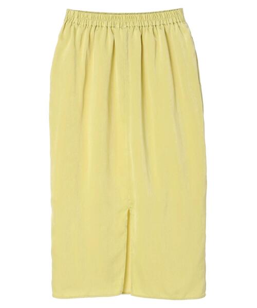 Green　Parks（グリーンパークス）の「サテンIラインスカート（スカート・レディース・オレンジ/グリーン/ホワイト系その他2・FREE）」の12枚目の写真