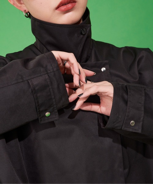 Aunt Marie's（アントマリーズ）の「2WAYケープラインコート / 袖取り外し可能（その他アウター・レディース・ブラック/ブルー/アイボリー・FREE）」の10枚目の写真