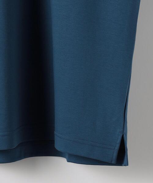 green label relaxing(グリーンレーベルリラクシング)の「オーガニックポンチ クルーネック 半袖 カットソー -抗菌- OVLG(Tシャツ/カットソー・メンズ・ブラック/ホワイト/ロイヤルブルー/モカ・S/M/XL/L/XXL)」の14枚目の写真