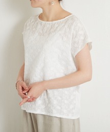 BEARDSLEY | ぶどう柄フロント刺繍フレンチカットソー(Tシャツ/カットソー)