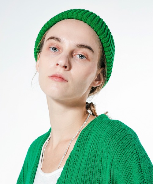 VICTIM(ヴィクティム)の「VICTIM ヴィクティム / ×CA4LA / BASIC KNIT CAP / VTM-22-A-002(ニットキャップ/ビーニー・メンズ・ブラック/ブラウン/オフホワイト/ターコイズブルー/グリーン・FREE)」の4枚目の写真