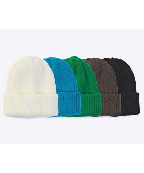 VICTIM(ヴィクティム)の「VICTIM ヴィクティム / ×CA4LA / BASIC KNIT CAP / VTM-22-A-002(ニットキャップ/ビーニー・メンズ・ブラック/ブラウン/オフホワイト/ターコイズブルー/グリーン・FREE)」の6枚目の写真