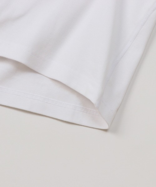 HANES（ヘインズ）の「【Hanes/ヘインズ】メンズ ビーフィー リブヘンリーネックTシャツ（Tシャツ/カットソー・メンズ・ホワイト/ブラック/ネイビー/ヘザーグレー・SMALL/MEDIUM/LARGE/X-LARGE）」の7枚目の写真