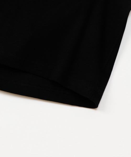 HANES（ヘインズ）の「【Hanes/ヘインズ】メンズ ビーフィー リブヘンリーネックTシャツ（Tシャツ/カットソー・メンズ・ホワイト/ブラック/ネイビー/ヘザーグレー・SMALL/MEDIUM/LARGE/X-LARGE）」の8枚目の写真